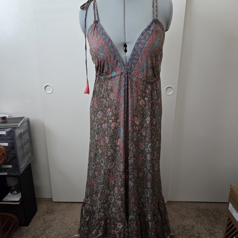 Floral Backless Dress By Karma Highway, One Size